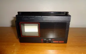 1980s Portable Sinclair Flat Screen Pocket Television TV 80 FTV1