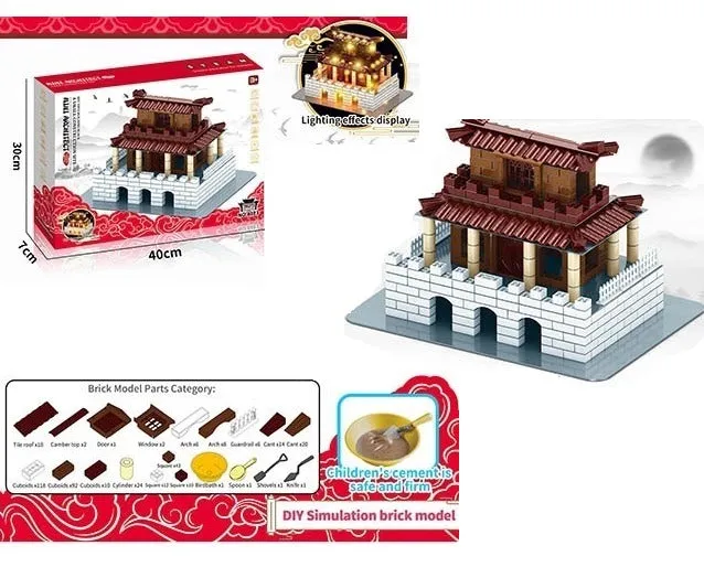 389Pcs DIY Master Architect Traditional Building Set