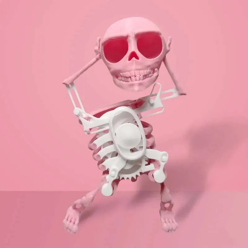 3D Printed Mini Skull Toy - Custom Funny Decompression Tool