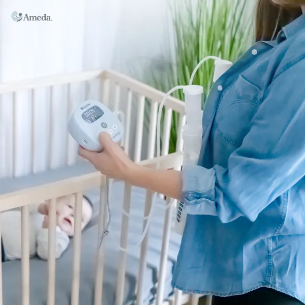 Ameda Mya Joy PLUS Rechargeable, Quiet, and Portable Double Breast Pump