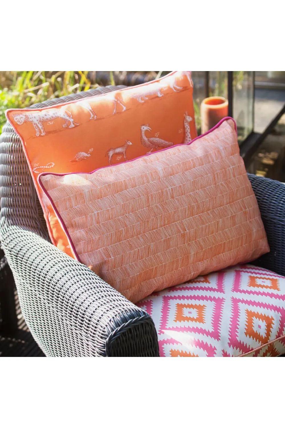 Animal Print Outdoor Throw Pillow | Andrew Martin Kingdom