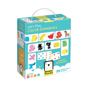 Banana Panda Let's Play Color Dominoes - Vibrant Animal Edition - Age 2 
