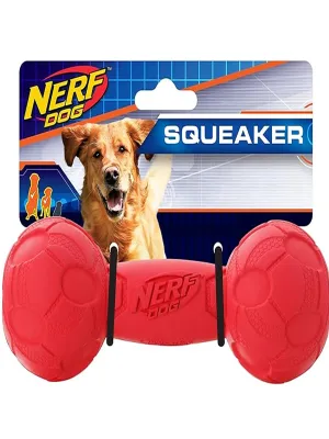 Bash Squeak Barbell , Red