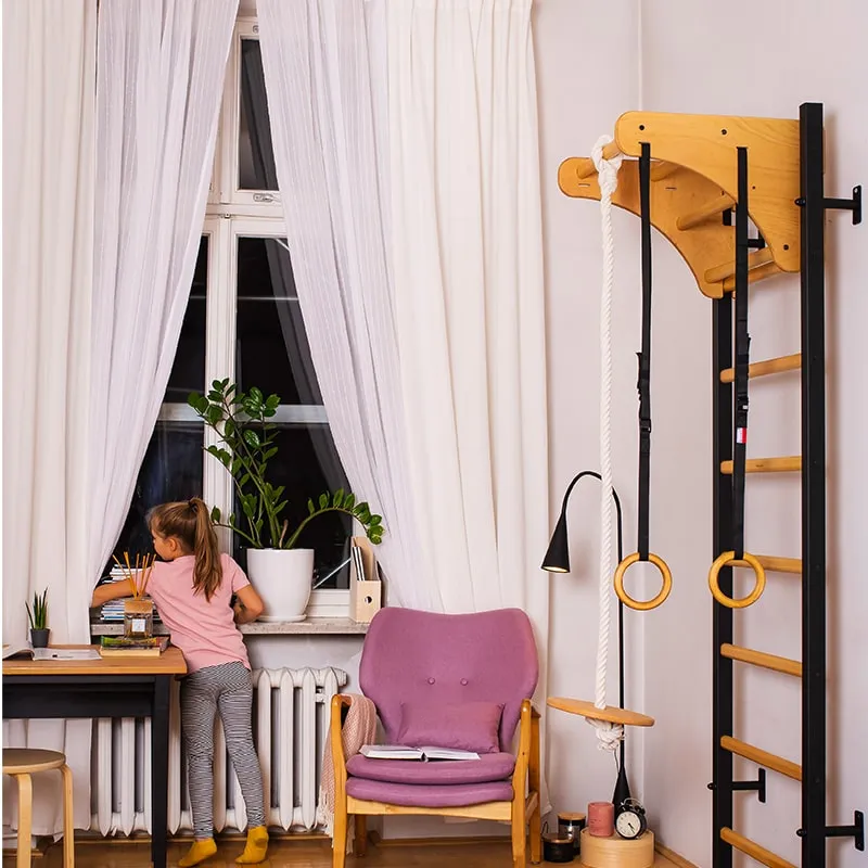 BenchK 521 Wall Bars with Gymnastic Accessories
