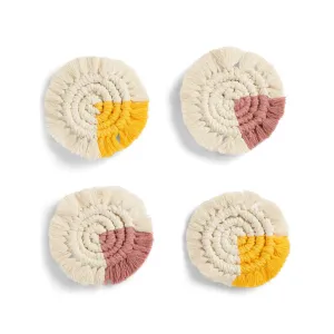 Bernat Craft Bright Side Macramé Coasters