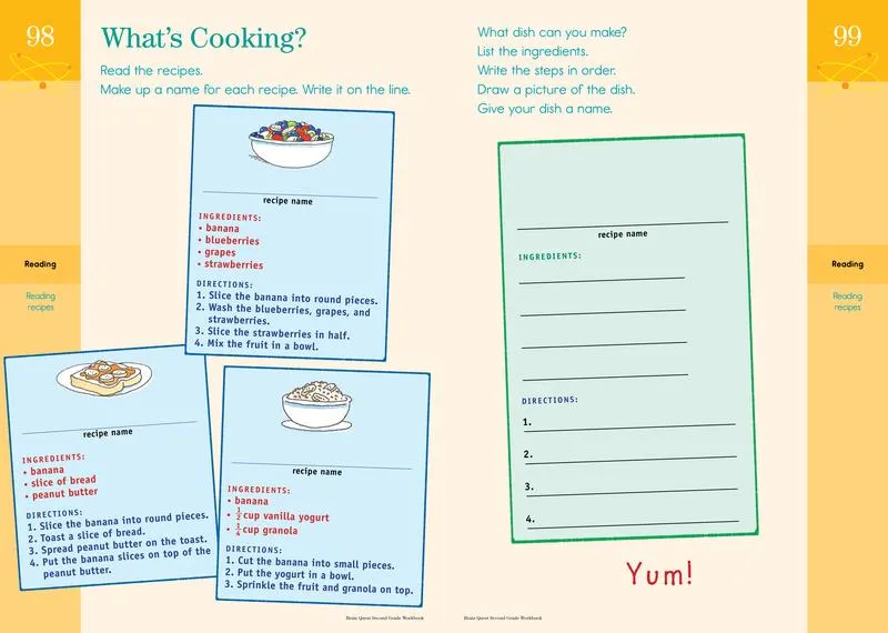 Brain Quest Workbook: 2nd Grade: A whole year of curriculum-based exercises and activities in one fun book!