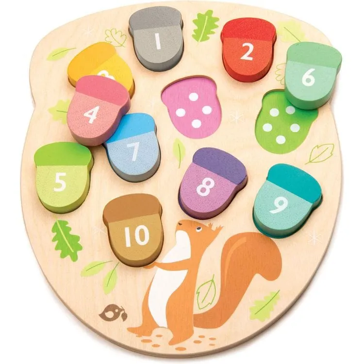 Bright Minds Math Collection of Wood Toys