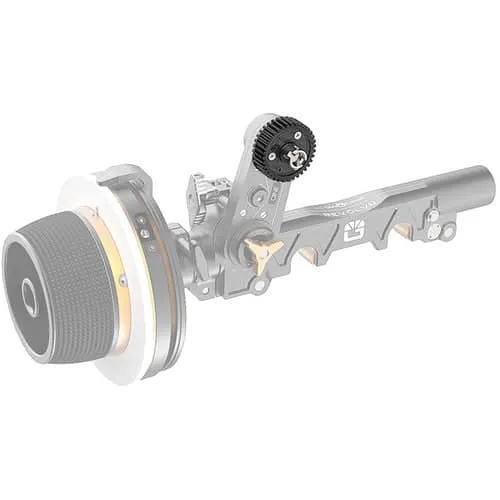 Bright Tangerine Follow Focus Gear (0.8 Mod, 35 Tooth, 10mm)