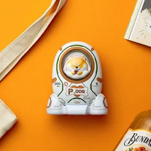Buttery Cat & Corgi Spaceship portable power source