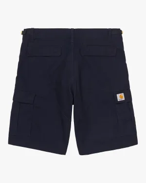 Carhartt WIP Aviation Shorts - Dark Navy Rinsed