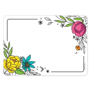 Creative Teaching Press Doodly Blooms Name Tags/Labels