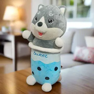 Cute Husky Plush Dog