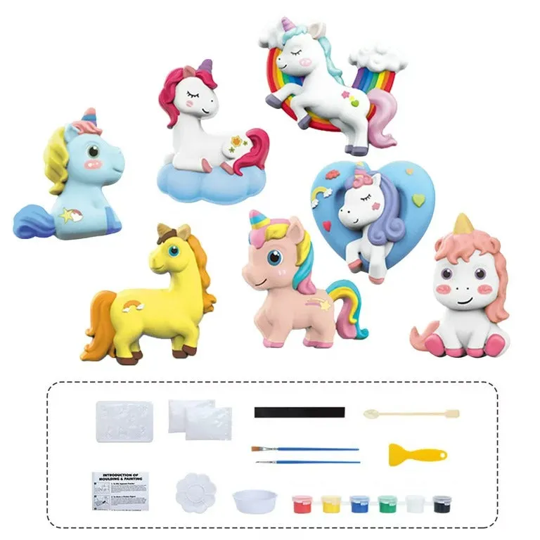 DIY Unicorn 3D Mould and Paint for Kids - 804