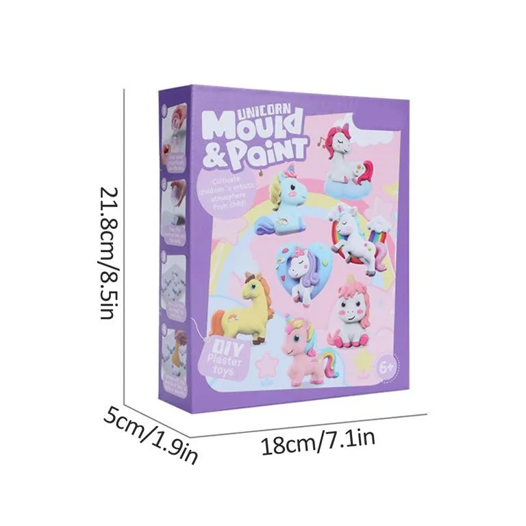 DIY Unicorn 3D Mould and Paint for Kids - 804