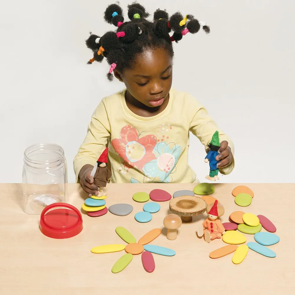 EdX Junior Rainbow Pebbles Earth Colours
