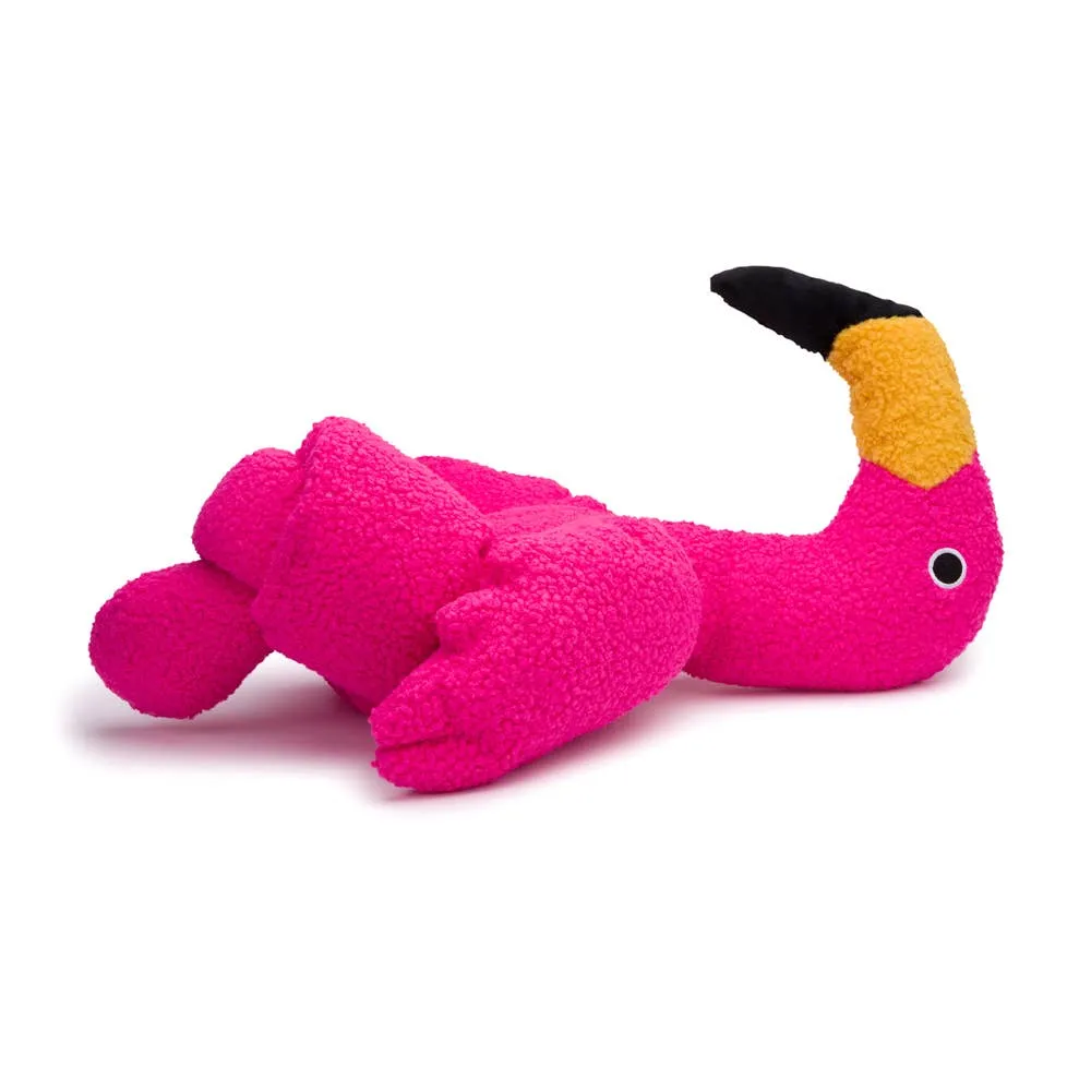 Fabdog | Twisty Flamingo Dog Toy