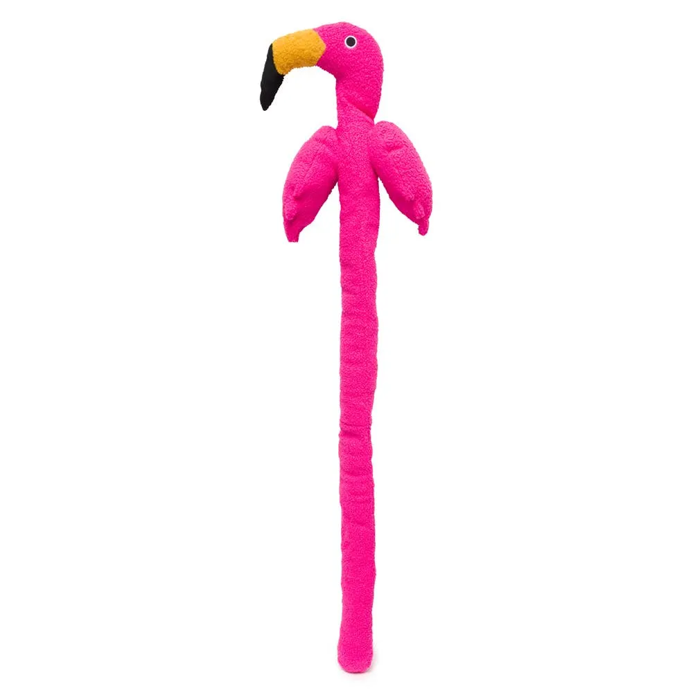 Fabdog | Twisty Flamingo Dog Toy