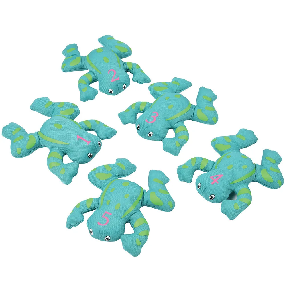 Five Green & Speckled Frogs Song & Storybook Props Set