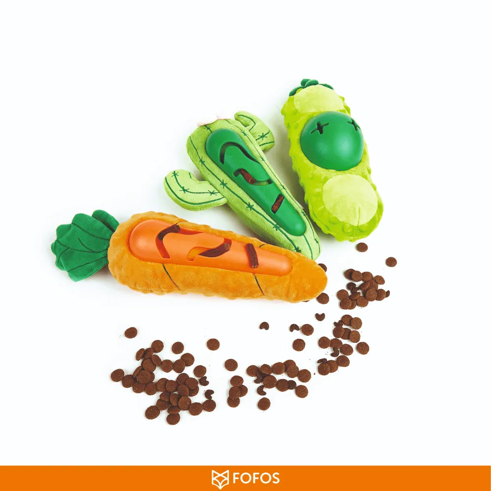 Fofos Green Bean Treat Toy for Dogs