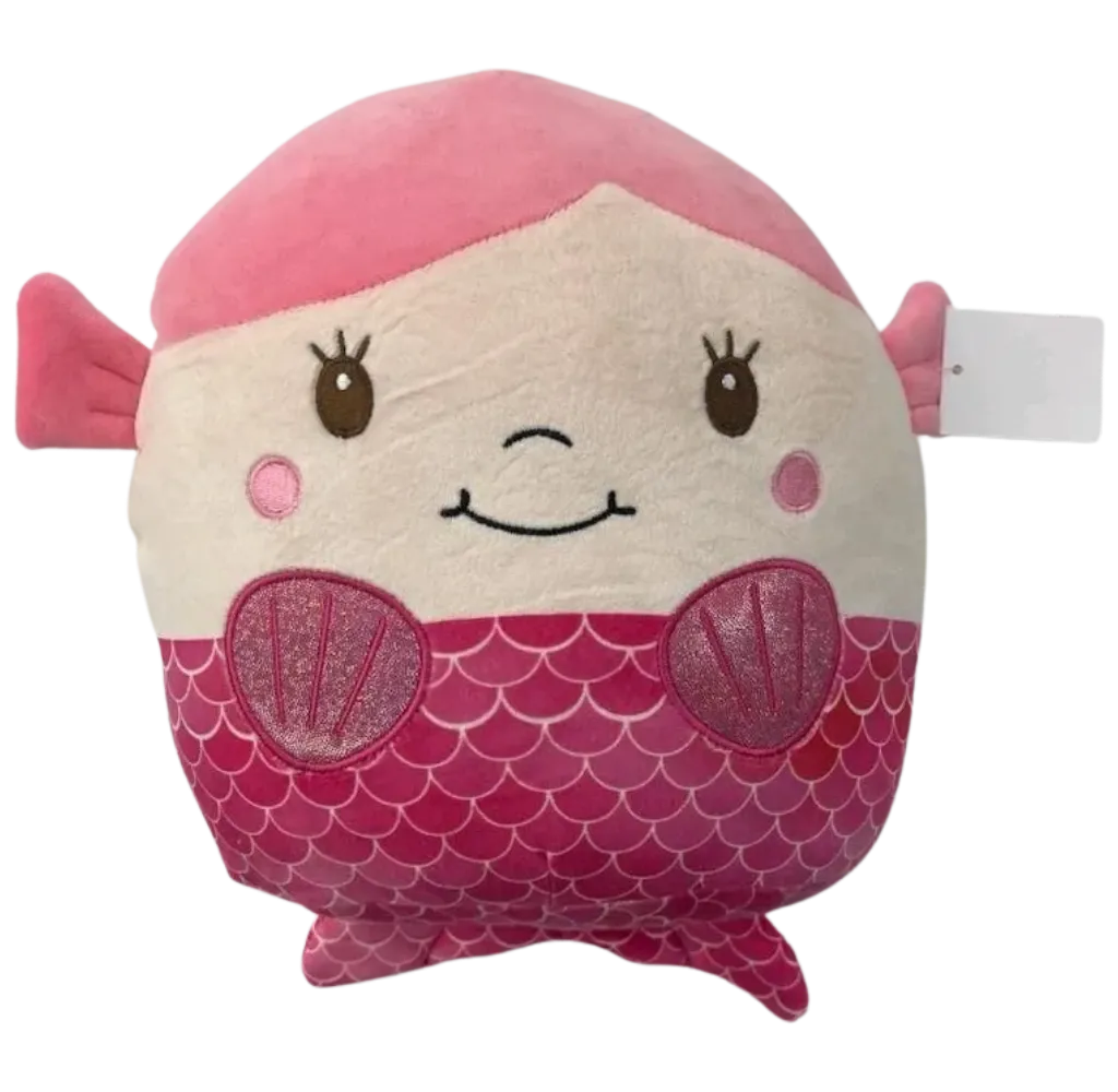 Fun Stuff Pink Mermaid Plush Stuffed Animal