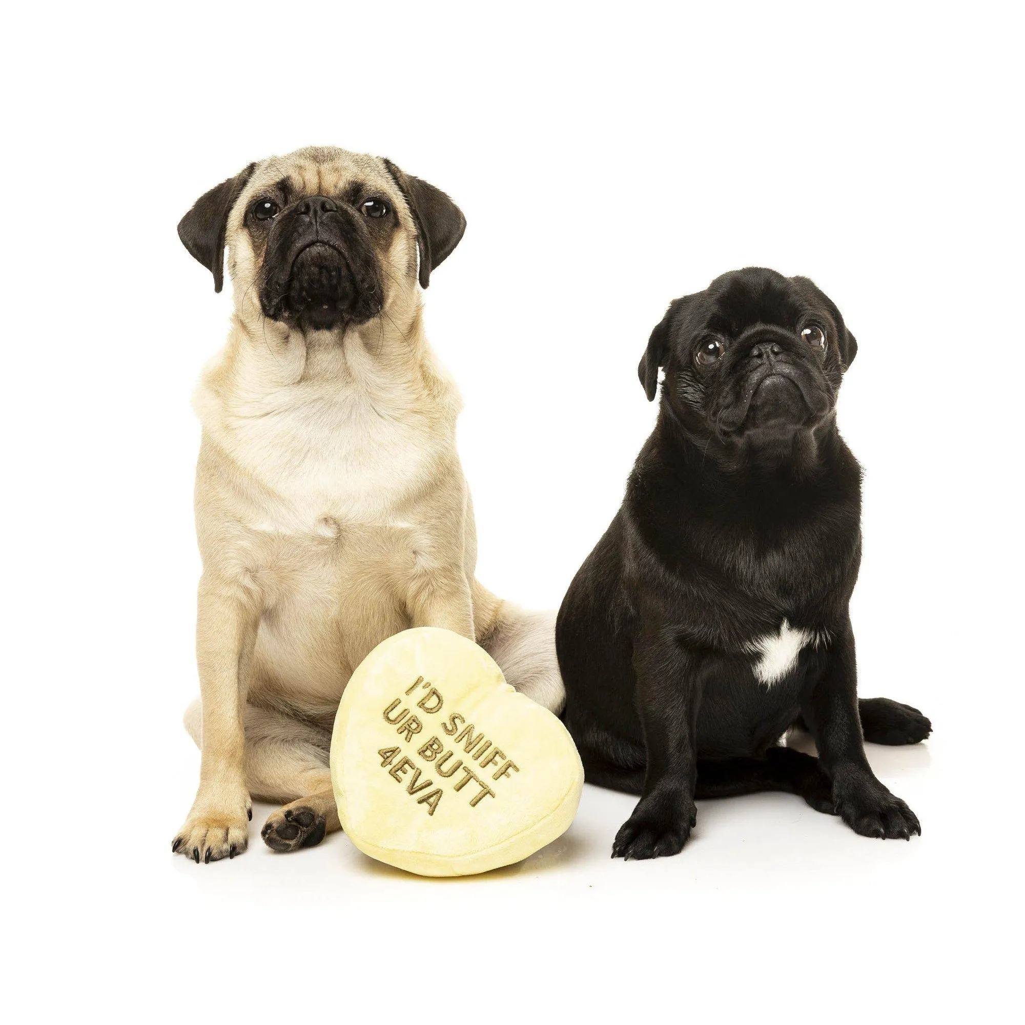 FuzzYard  Candy Hearts 3 Pack - Dog Toy