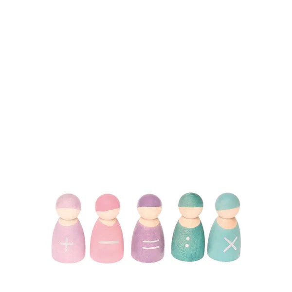 Grimm's 5 Maths Friends - Pastel