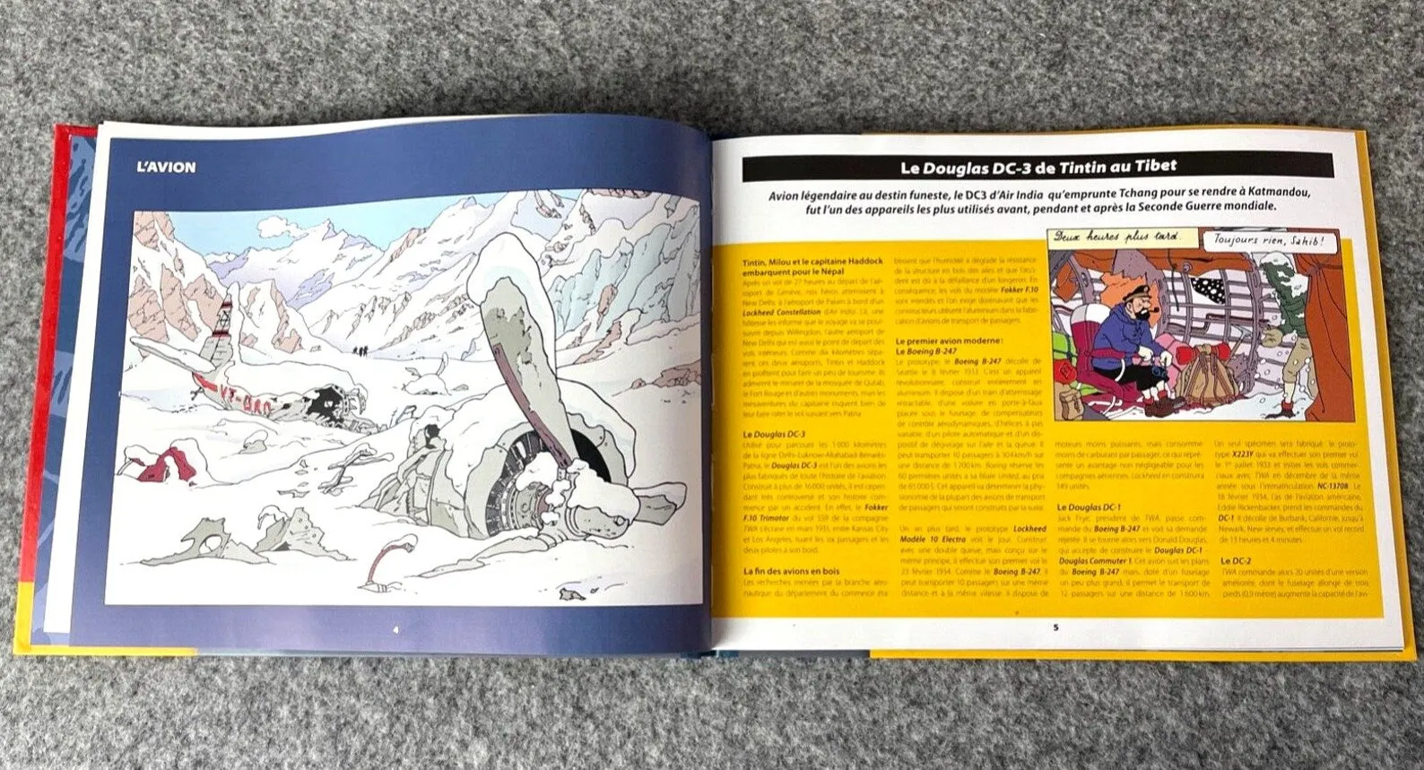 Hachette Tintin Plane #12 Douglas DC-3 Chang - Tibet Model Avion  Figure