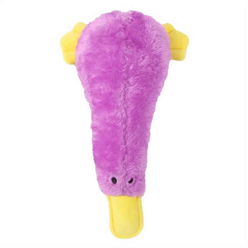 Interactive Plush Duck Dog Toy Ideal for Chewing and Training