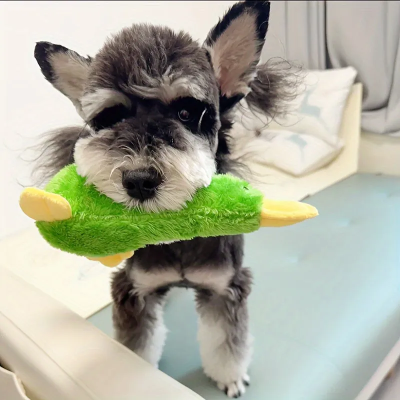 Interactive Plush Duck Dog Toy Ideal for Chewing and Training