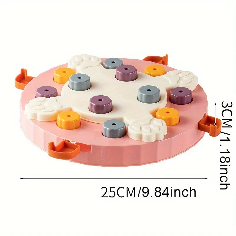 Interactive Slow Feeder Toy Train Pets with Treats