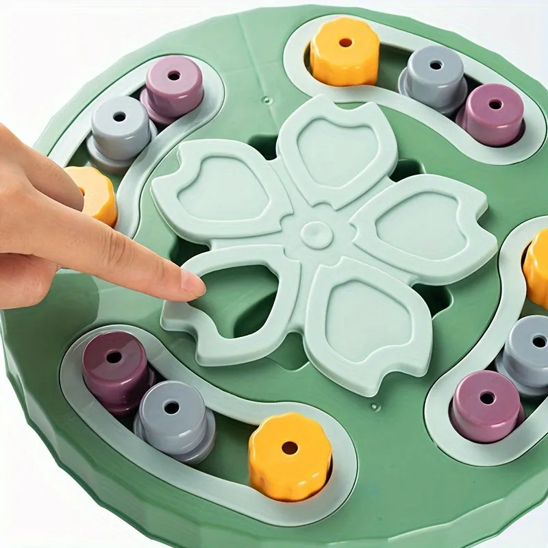 Interactive Slow Feeder Toy Train Pets with Treats
