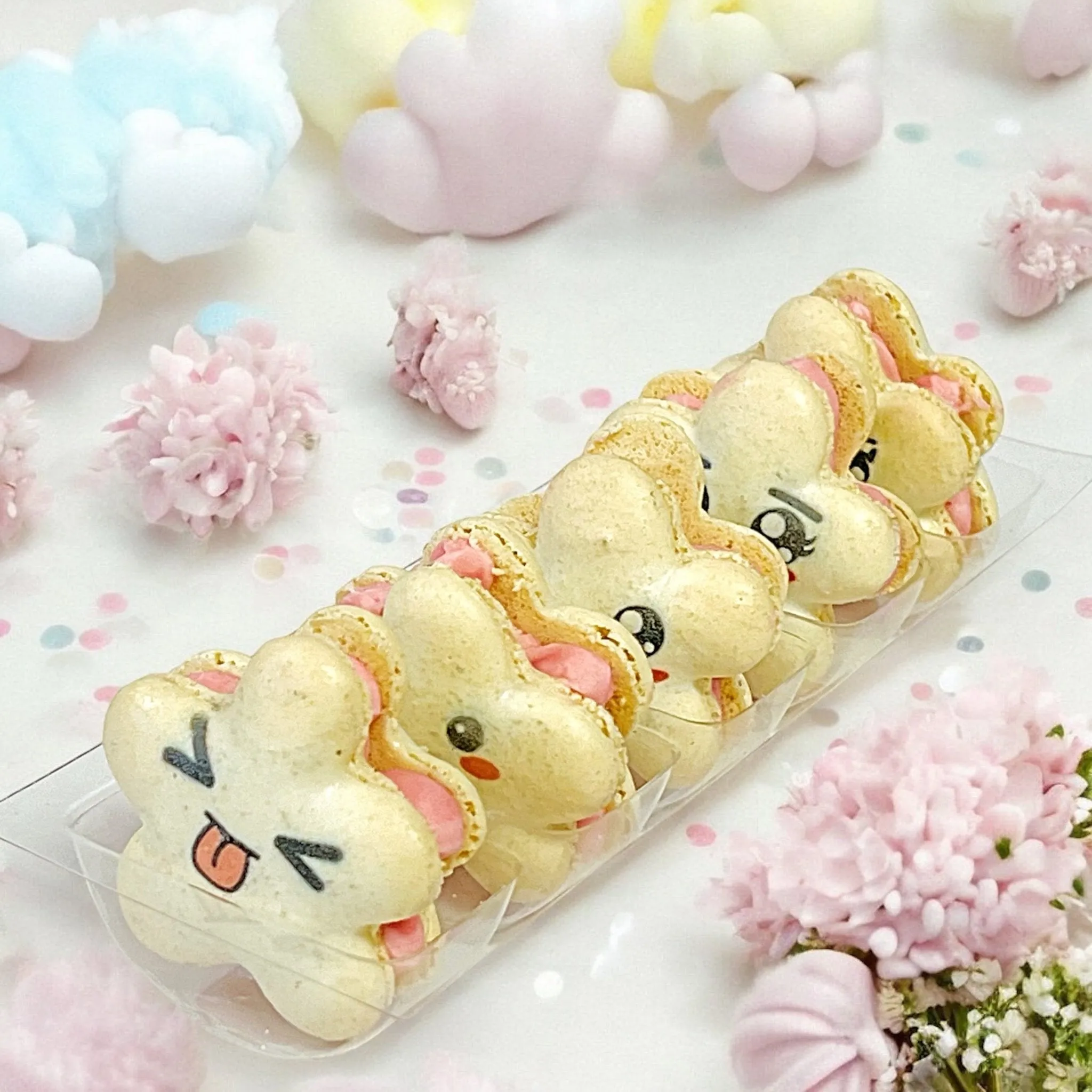 Kawaii Star Macarons – Cute Faces & Delicious Filling