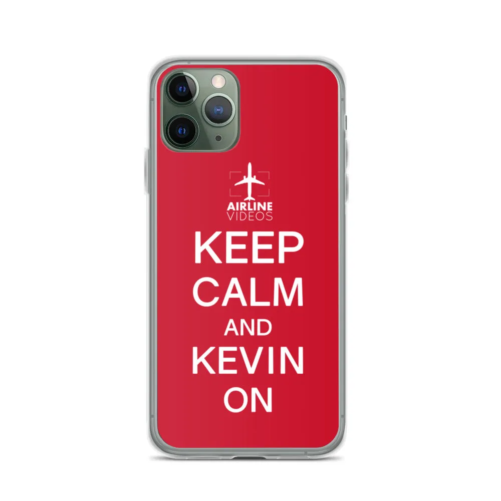 KEEP CALM AND KEVIN ON iPhone Case