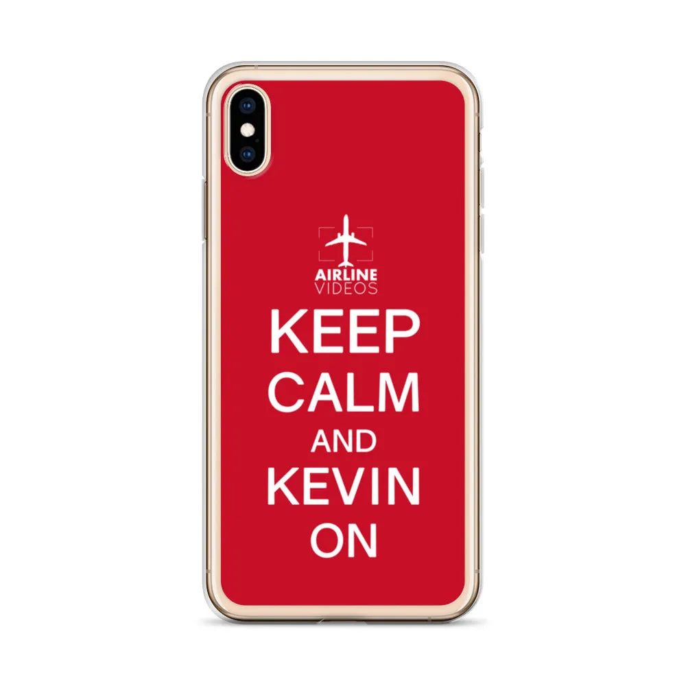 KEEP CALM AND KEVIN ON iPhone Case