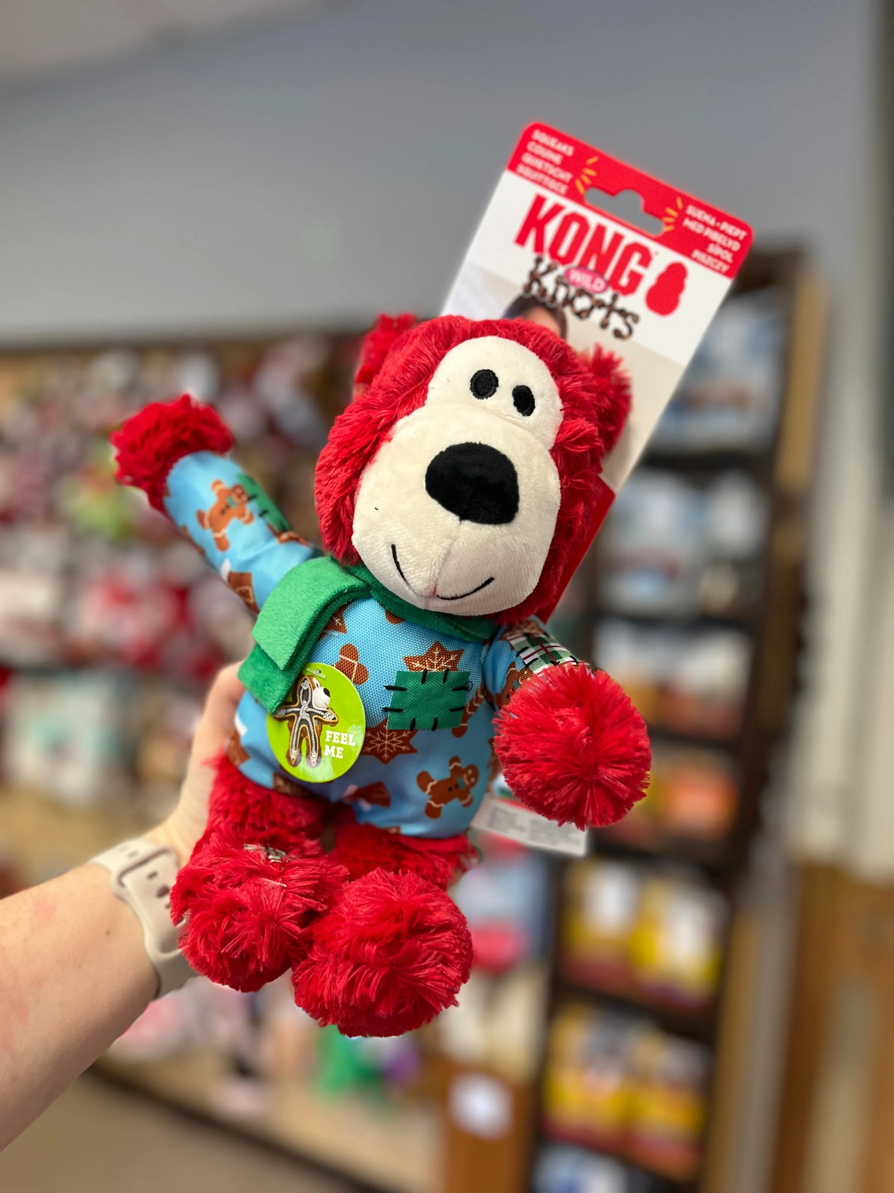 Kong - Holiday - Wild Knots Bear - Red