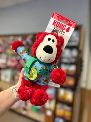 Kong - Holiday - Wild Knots Bear - Red