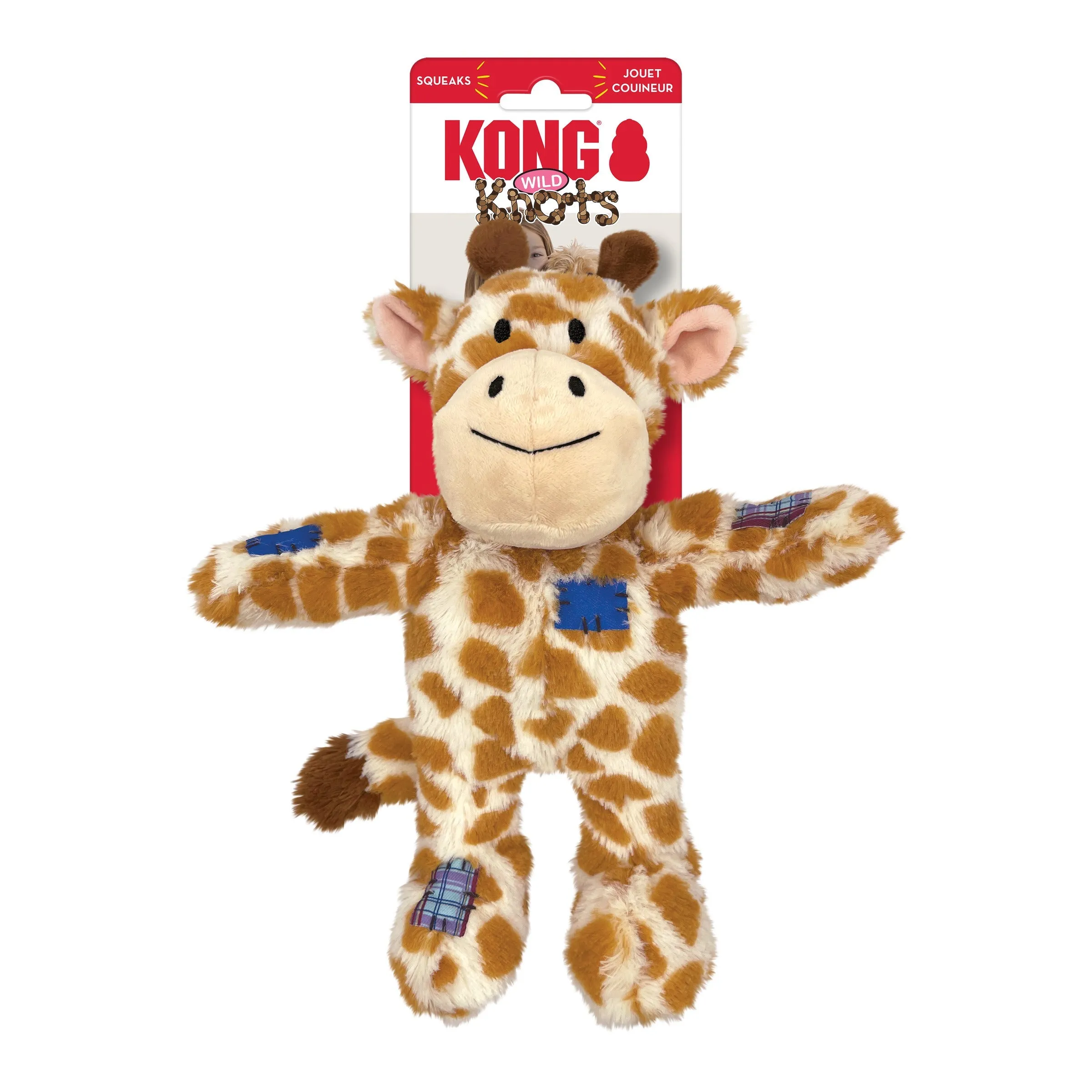 KONG Wild Knots Giraffe Medium to Large Dog Toy
