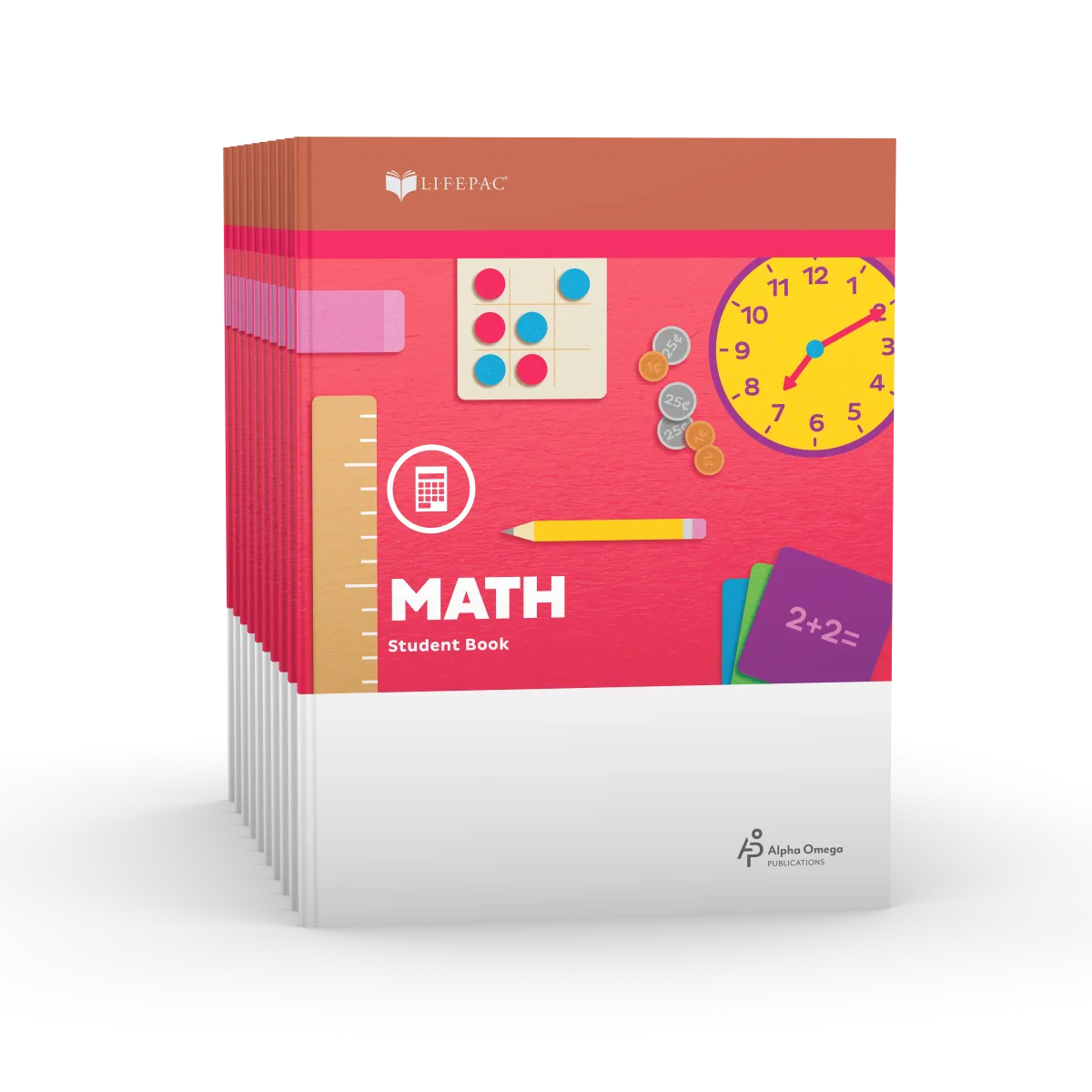 Lifepac 1st Grade Math Set of 10 Workbooks
