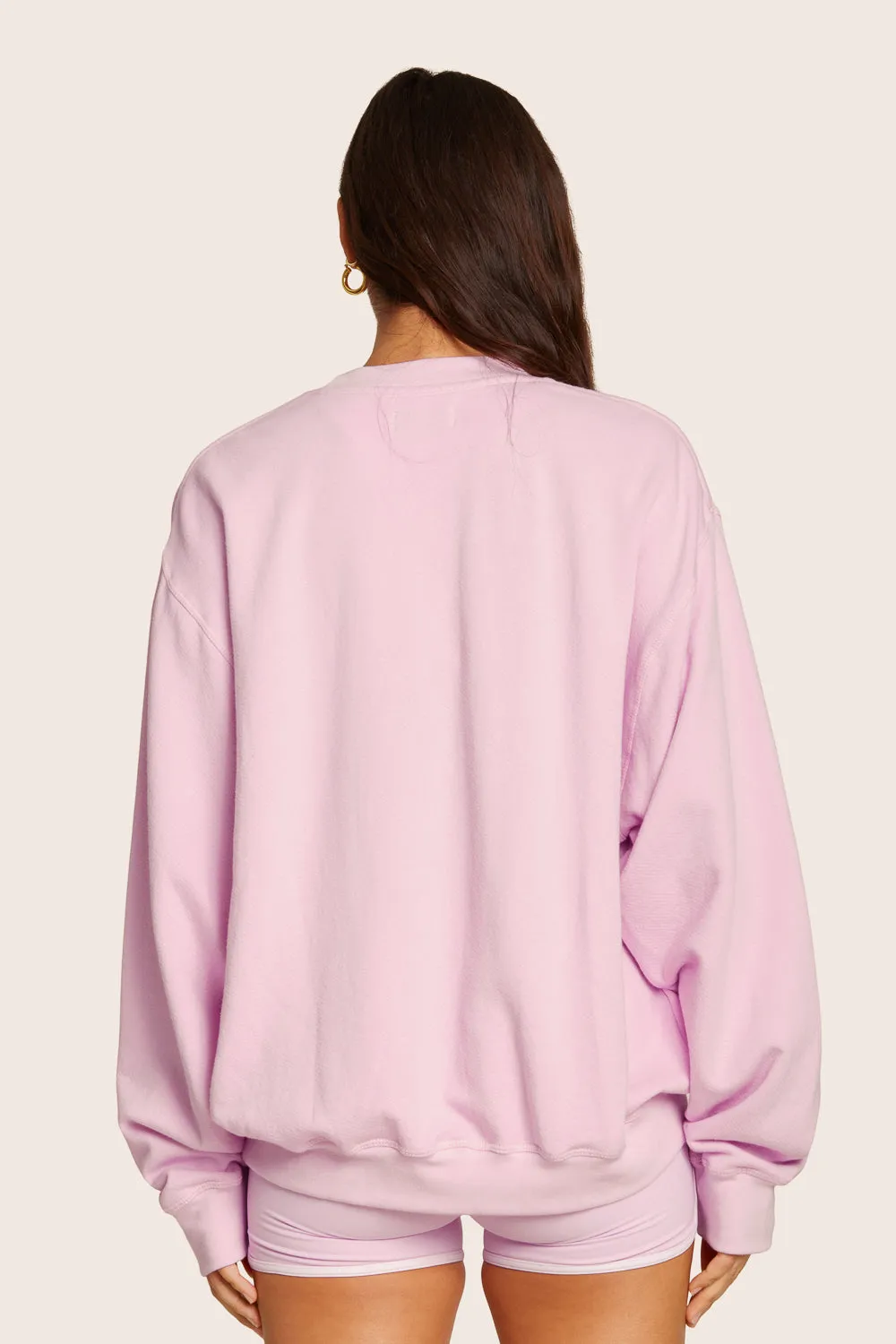 LIGHTWEIGHT SWEATS CLASSIC CREWNECK - PRIMROSE