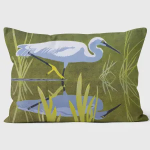 Little Egret - Robert Gillmor Cushion