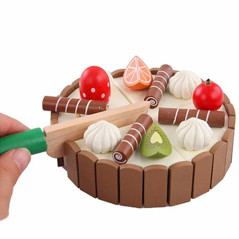 Montessori Sweet Treats: Wooden Cake Playset