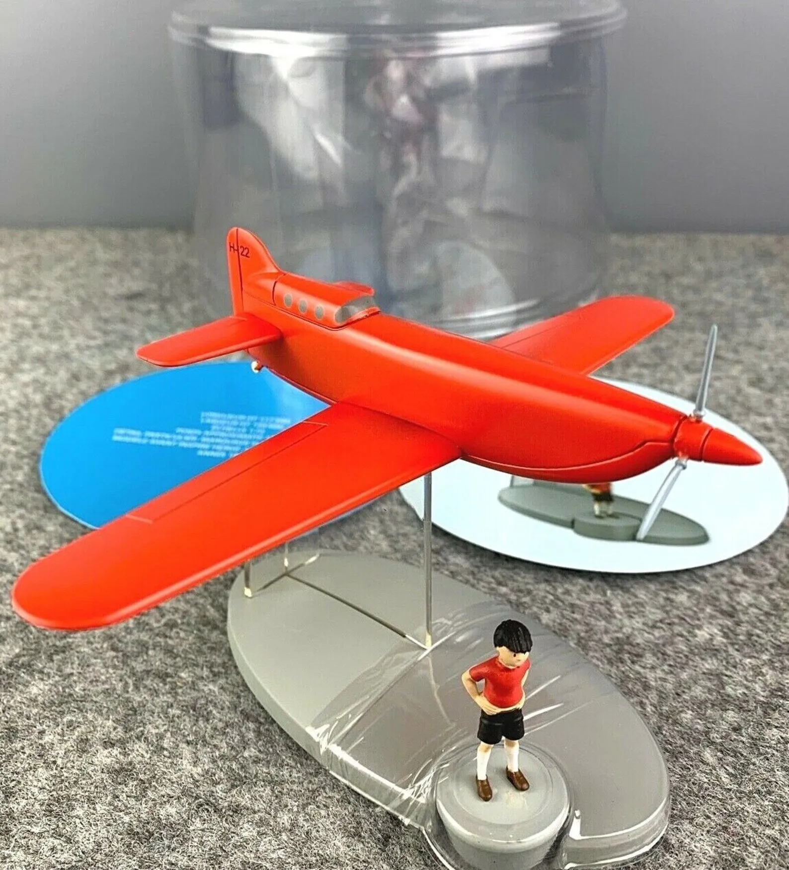 MOULINSART TINTIN PLANE 29546 Le Stratonef H-22 Jo Zette & Jocko Model Avion #26