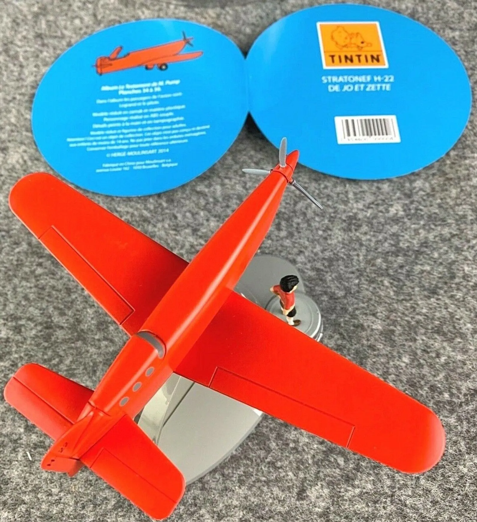 MOULINSART TINTIN PLANE 29546 Le Stratonef H-22 Jo Zette & Jocko Model Avion #26