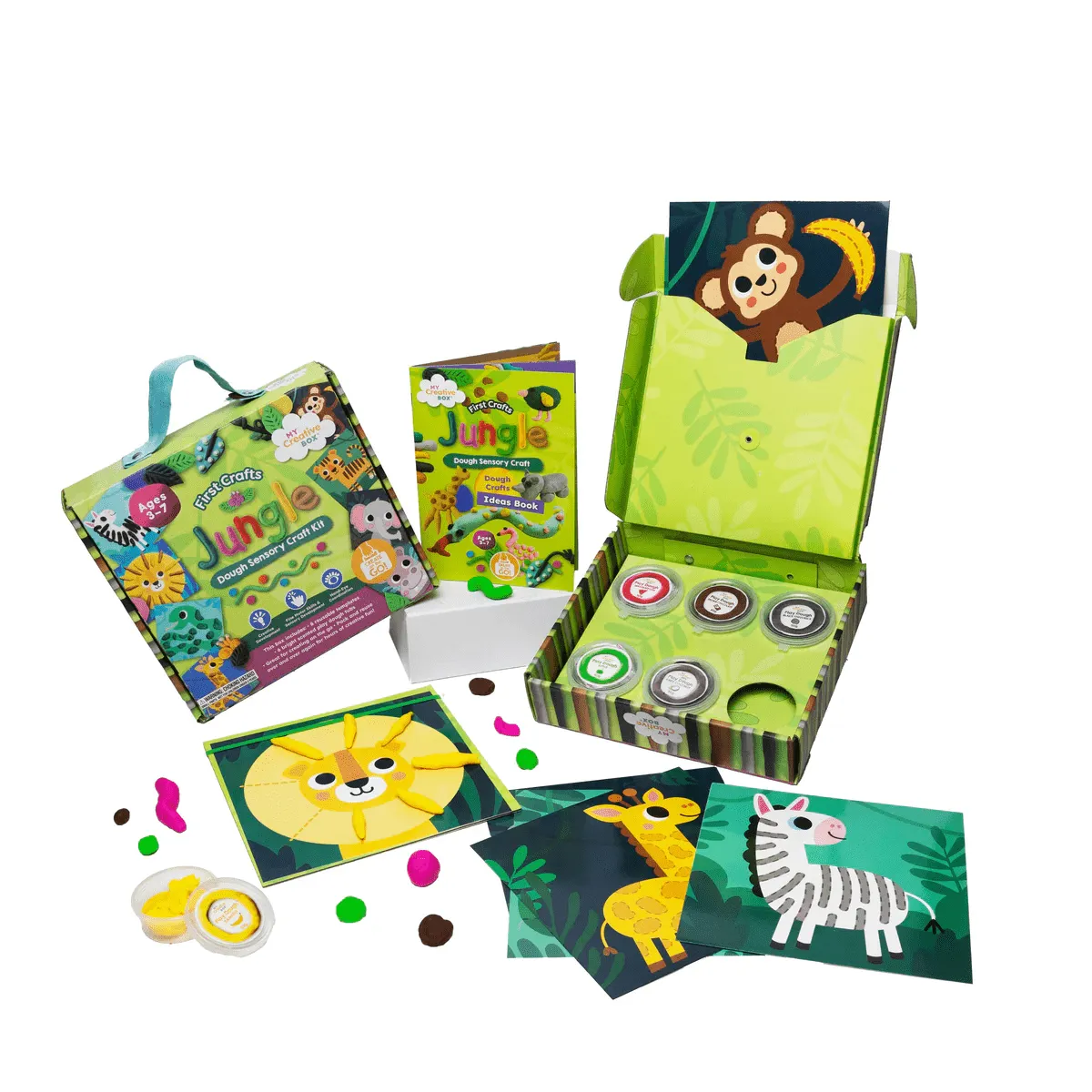 My Creative Box Jungle Dough Sensory Craft Box
