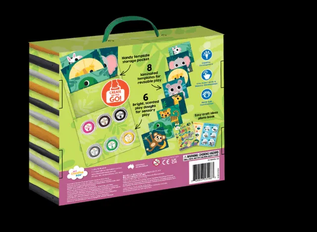 My Creative Box Jungle Dough Sensory Craft Box