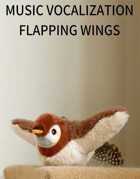 New Cat Toys with Sound, Catnip, Plush, and Customizable USB Charging