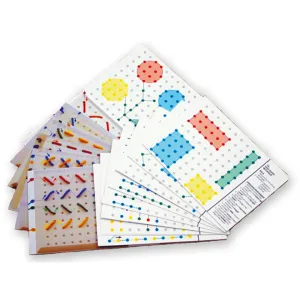 Pegboard Pattern Cards 10 Colour from Pegboard Combo