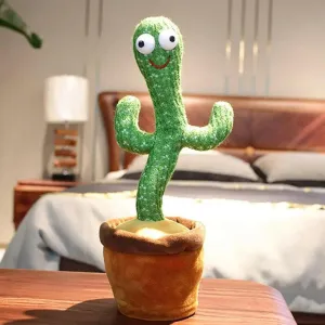 Portable Twisting Music Dancing Cactus Toy