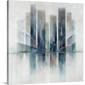 "Bright Metropolis" Canvas Wall Art