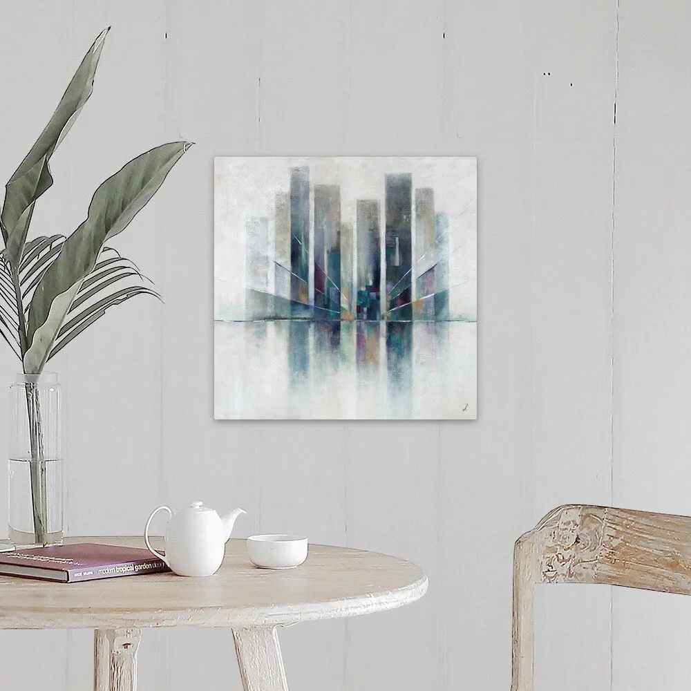 "Bright Metropolis" Canvas Wall Art